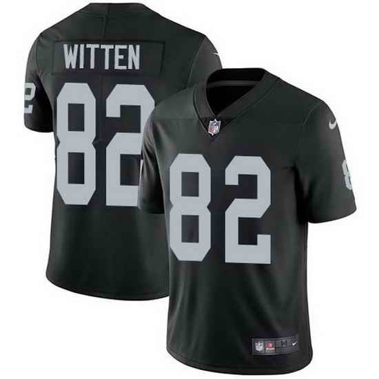 Nike Raiders 82 Jason Witten Black Team Color Men Stitched NFL Vapor Untouchable Limited Jersey